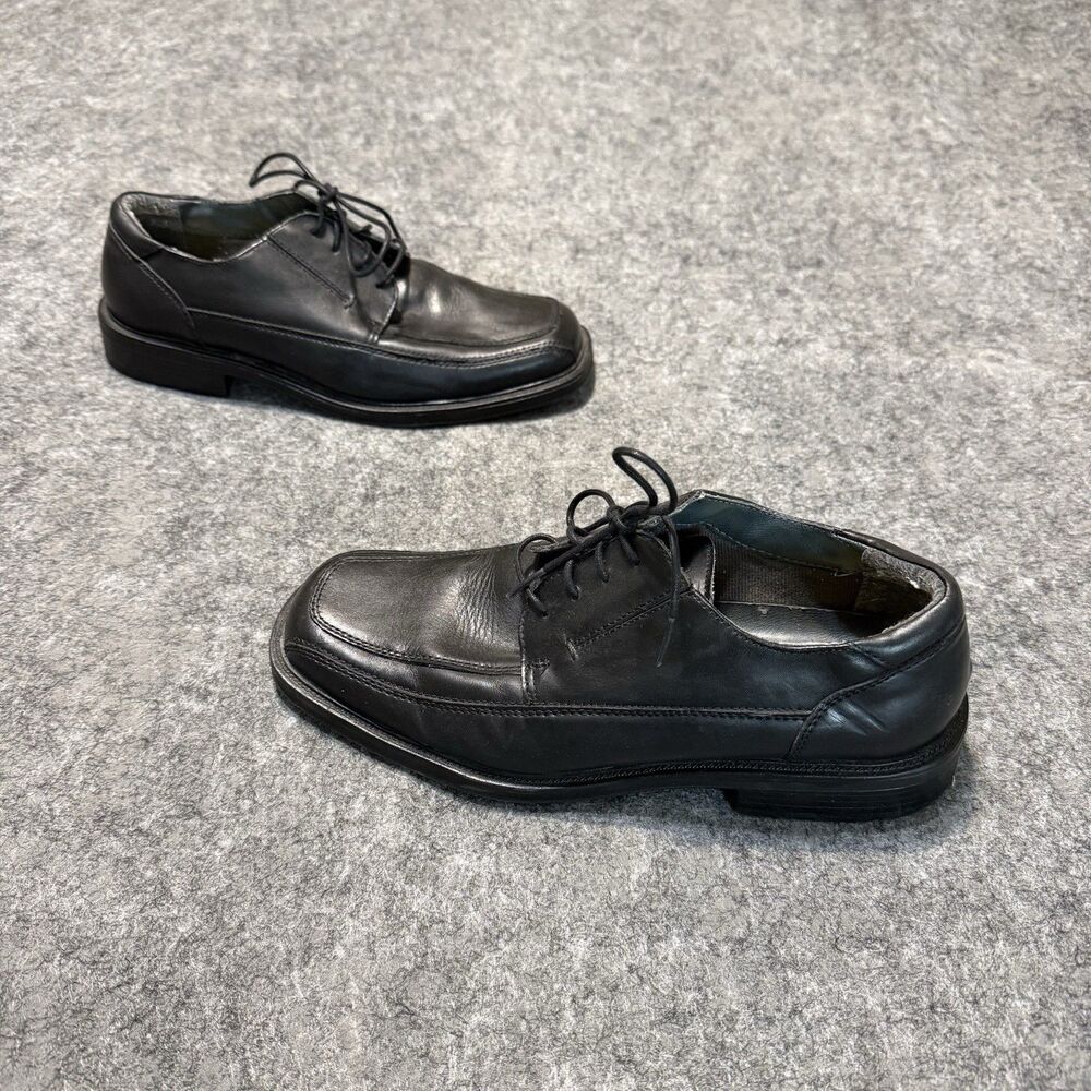 Dockers Men's Pro Style Leather Slip On Black Shoes Size 8.5m Motion Comfort